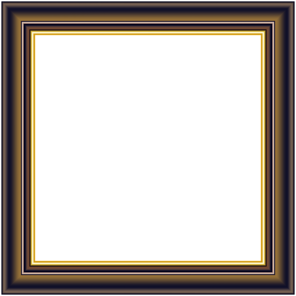 This png image - Brown Gold Deco Frame PNG Clip Art Image, is available for free download