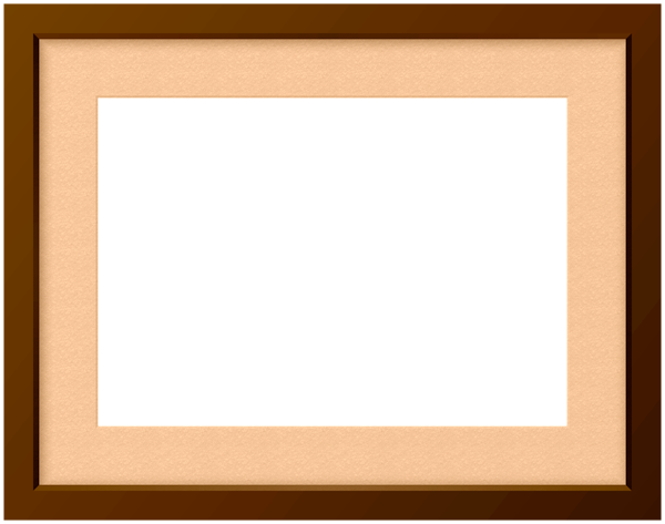 This png image - Brown Simple Transparent PNG Frame, is available for free download