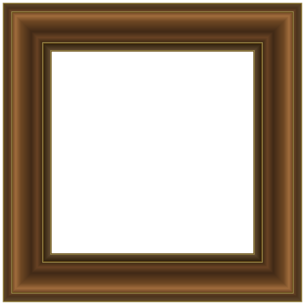 This png image - Brown Square Frame PNG Clipart, is available for free download