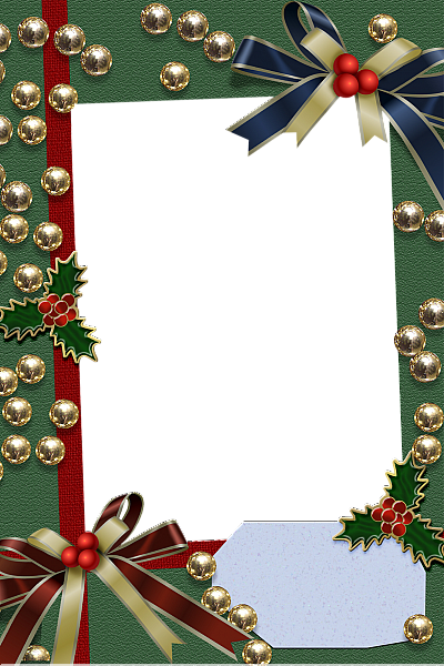This png image - Christmas Green Transparent Frame, is available for free download