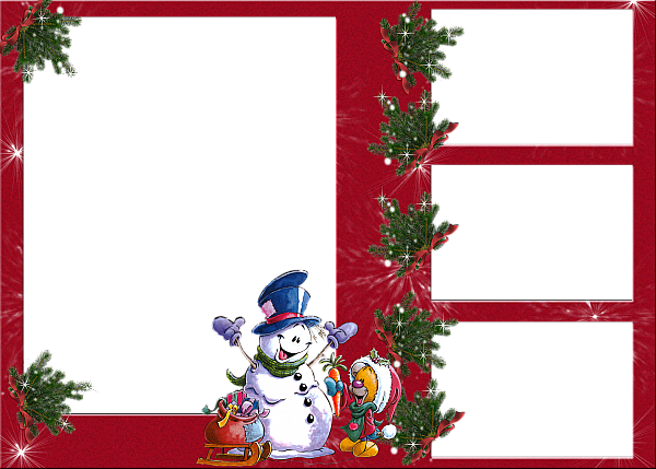 This png image - Christmas Snowman Transparent Photo Frame, is available for free download