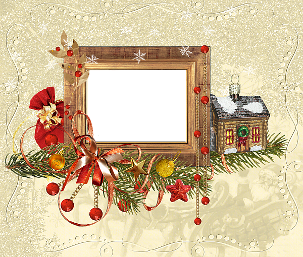 This png image - Christmas frame, is available for free download