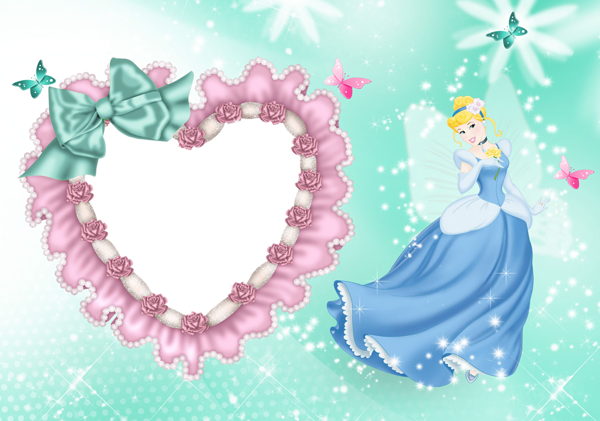 This png image - Cinderella Transparent Kids Frame, is available for free download