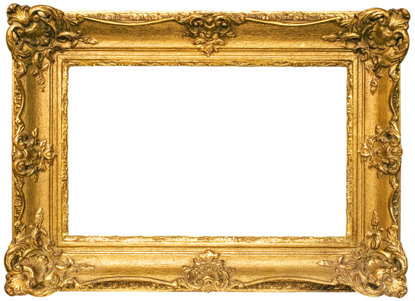 Classic Gold Frame Transparent PNG Image | Gallery ...