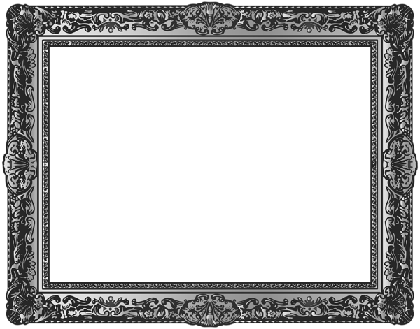 This png image - Classic Silver Pictures Transparent PNG Frame, is available for free download