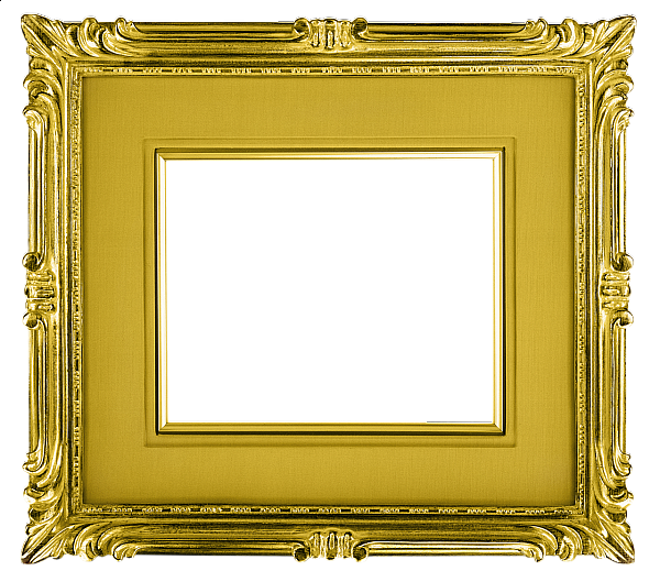 This png image - Classical Horizontal Transparent Gold Picture Frame, is available for free download