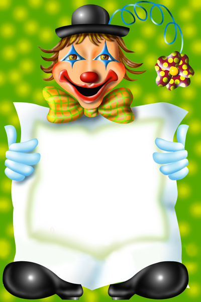 This png image - Clown Transparent PNG Photo Frame, is available for free download