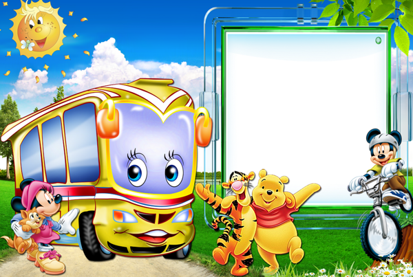 This png image - Cute Kids PNG Frame, is available for free download