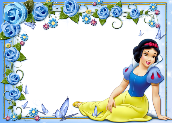 This png image - Cute Kids Princess Snow White Transparent Frame, is available for free download