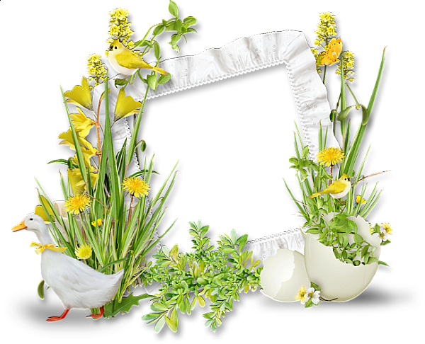 This png image - Easter Frame, is available for free download