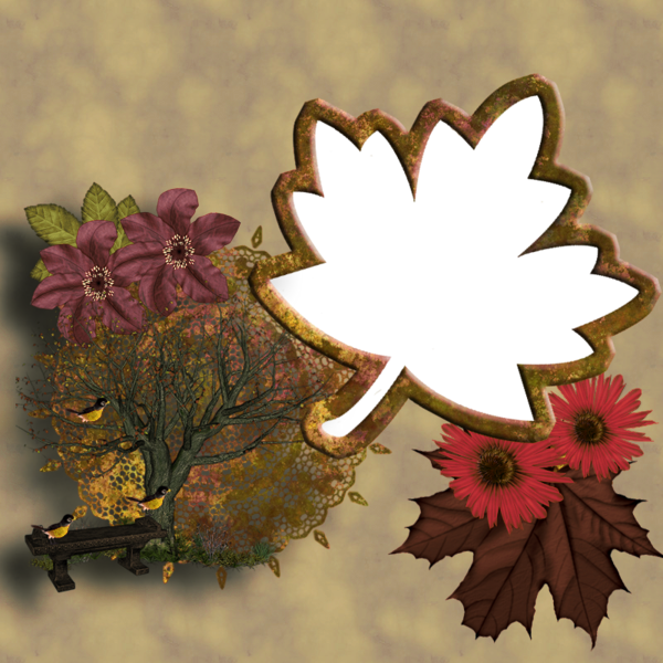 This png image - Fall PNG Photo Frame, is available for free download