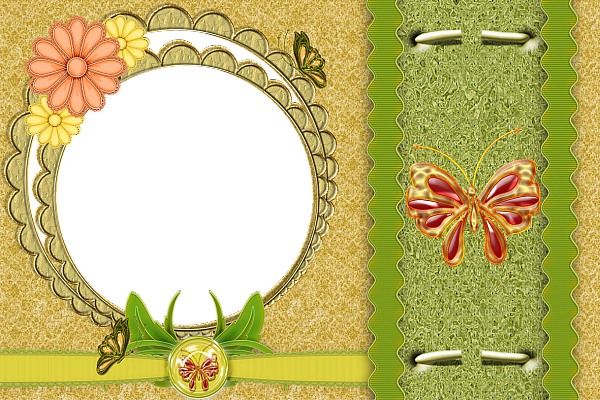 This png image - Floral Transparent Frame, is available for free download