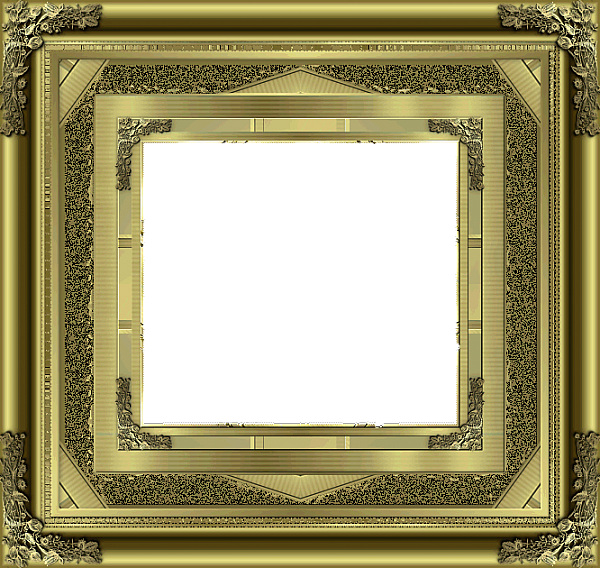 Gold Transparent Frame | Gallery Yopriceville - High ...