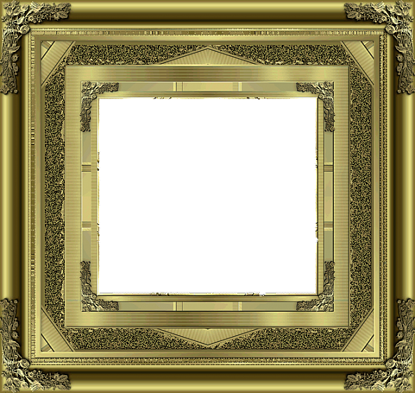 This png image - Gold Transparent Frame, is available for free download