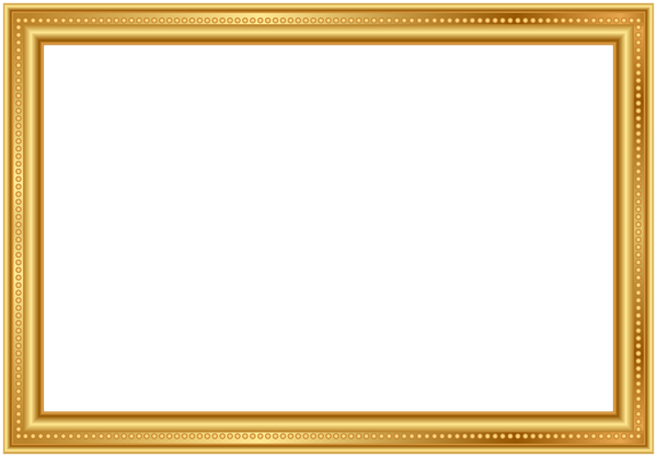 This png image - Golden Deco Frame PNG Clip Art Image, is available for free download