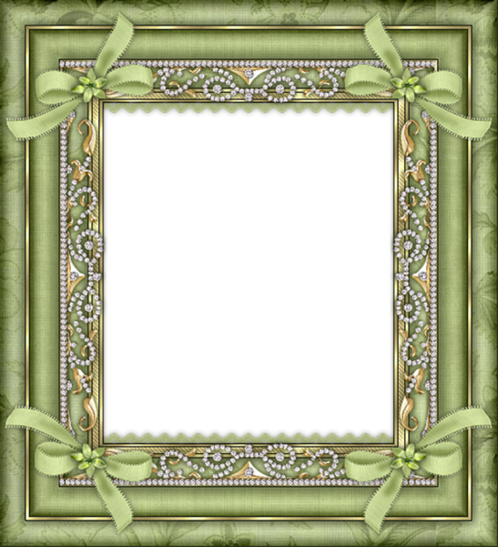 This png image - Green Transparent Frame, is available for free download