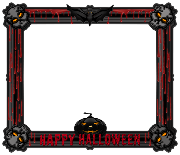 This png image - Halloween Black Transparent PNG Frame, is available for free download