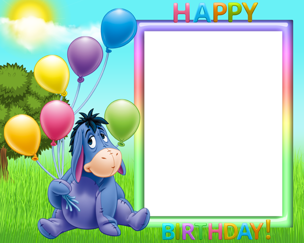This png image - Happy Birthday Transparent Kids Frame, is available for free download