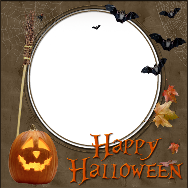 This png image - Happy Halloween Transparent PNG Frame, is available for free download