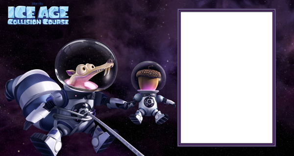 This png image - Ice Age Collision Course Transparent PNG Frame, is available for free download
