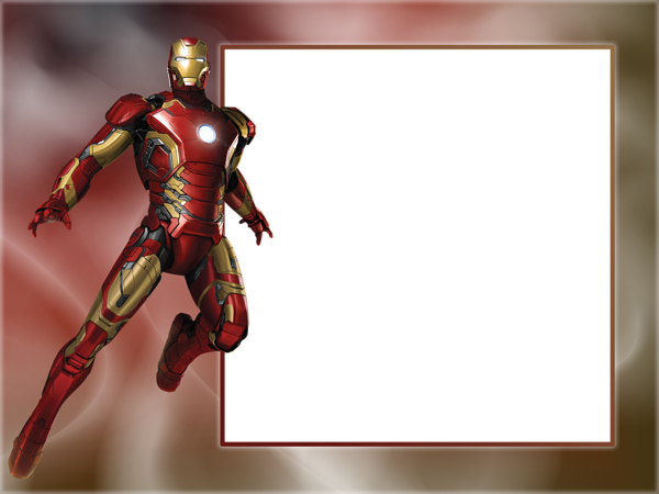 This png image - Iron Man Transparent Photo Frame, is available for free download