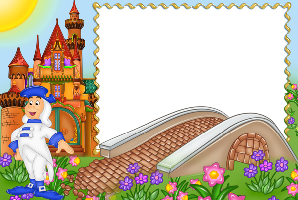 This png image - Kids Castle Transparent Frame, is available for free download