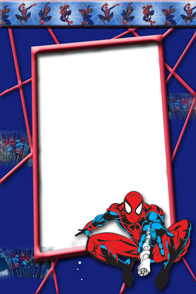 This png image - Kids Spider Man Transparent Photo Frame, is available for free download