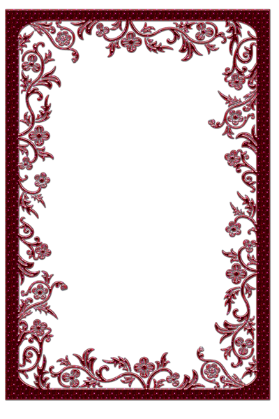This png image - Large Red Transparent Frame, is available for free download