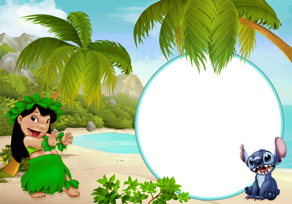 This png image - Lilo and Stitch Transparent PNG Kids Frame, is available for free download