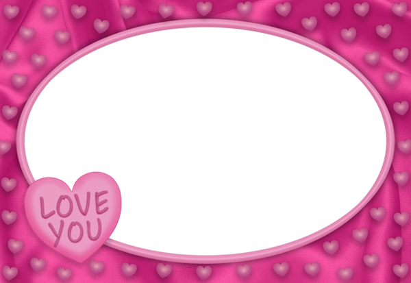 This png image - Love You PNG Frame, is available for free download