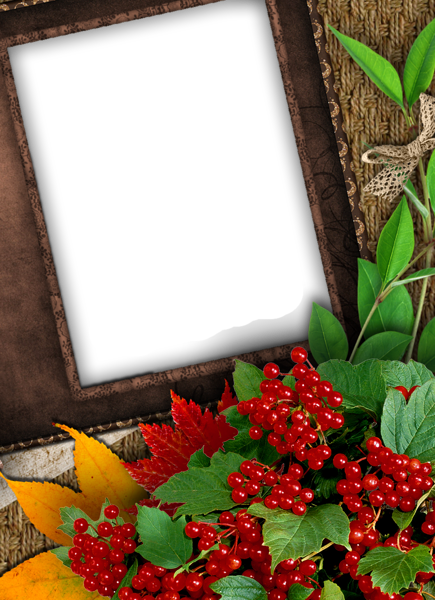 This png image - Nice Fall PNG Photo Frame, is available for free download