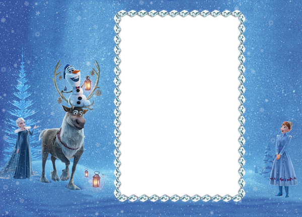 This png image - Olaf Frozen Adventure Transparent PNG Frame, is available for free download