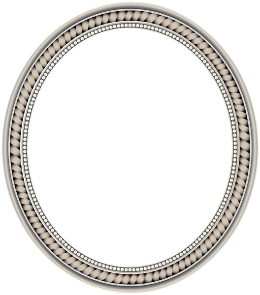 This png image - Oval Deco Frame PNG Clip Art Image, is available for free download