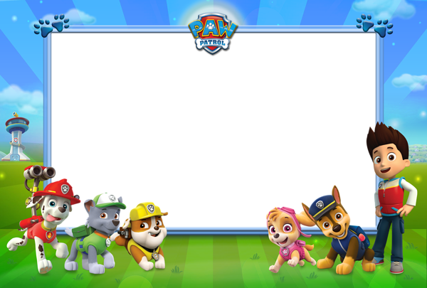 This png image - PAW Patrol Transparent Kids PNG Photo Frame, is available for free download