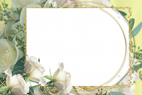 This png image - Photo Frame with Roses, is available for free download