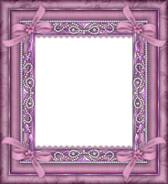 This png image - Pink Transparent Frame, is available for free download