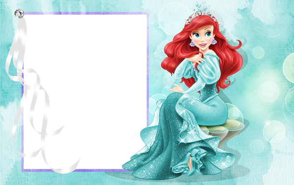 This png image - Princess Ariel PNG Transparent Frame, is available for free download