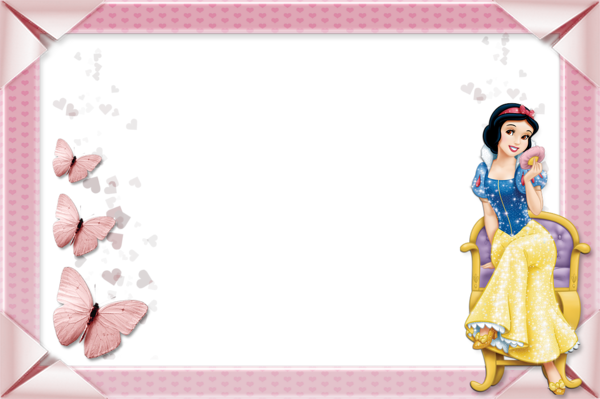 This png image - Princess Snow White Kids Transparent Frame, is available for free download