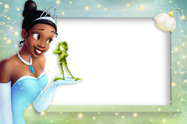 This png image - Princess Tiana Transparent Kids Photo Frame, is available for free download