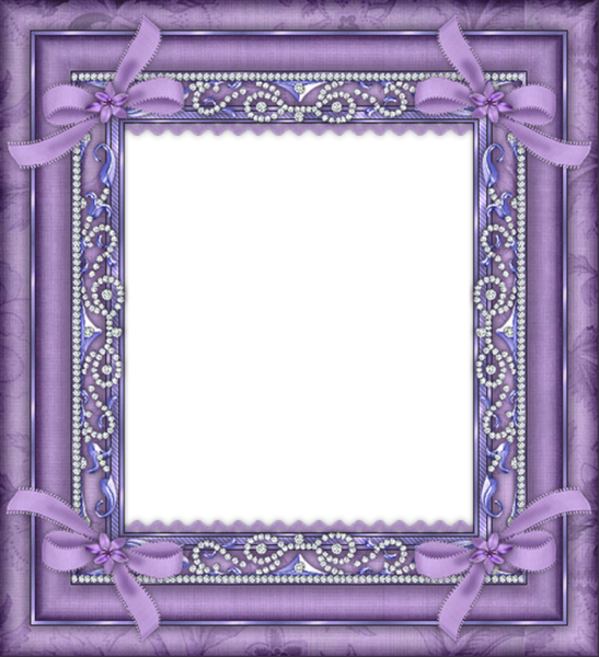 This png image - Purple Transparent Frame, is available for free download