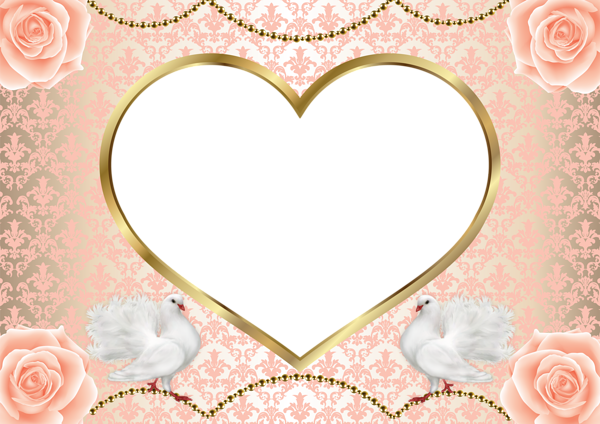 This png image - Romantic Transparent PNG Frame, is available for free download