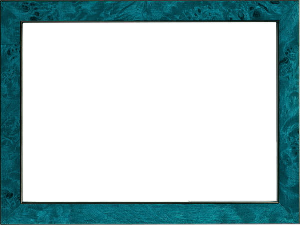 This png image - Simple Blue Transparent Frame, is available for free download