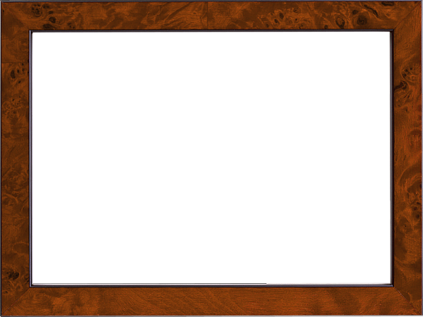This png image - Simple Brown Transparent Frame, is available for free download