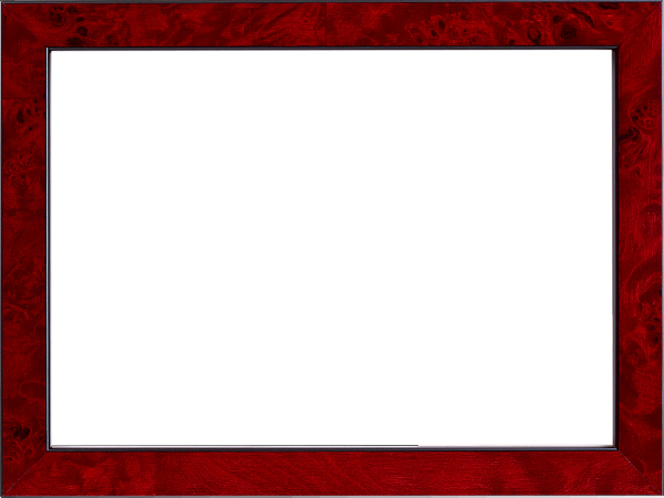 This png image - Simple Red Transparent Frame, is available for free download
