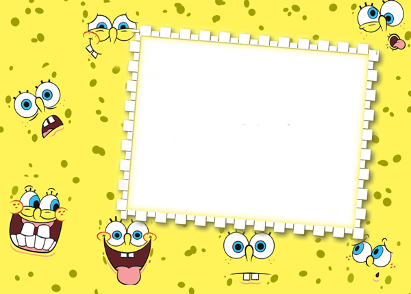 This png image - SpongeBob PNG Kids Transparen Frame, is available for free download