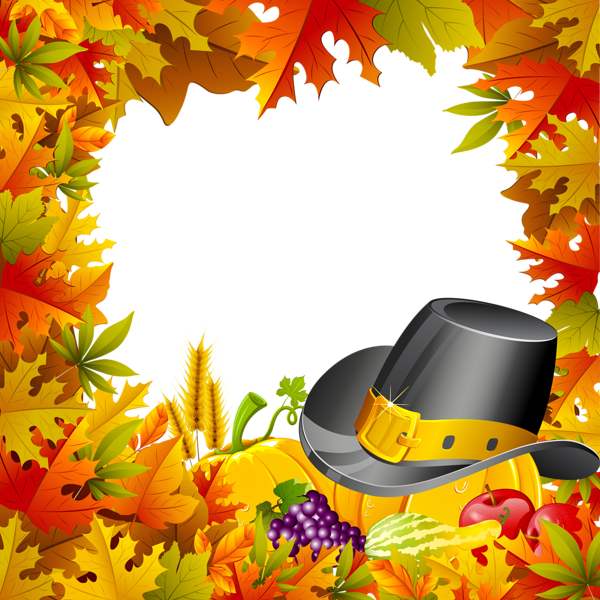 This png image - Thanksgiving Transparent Frame, is available for free download