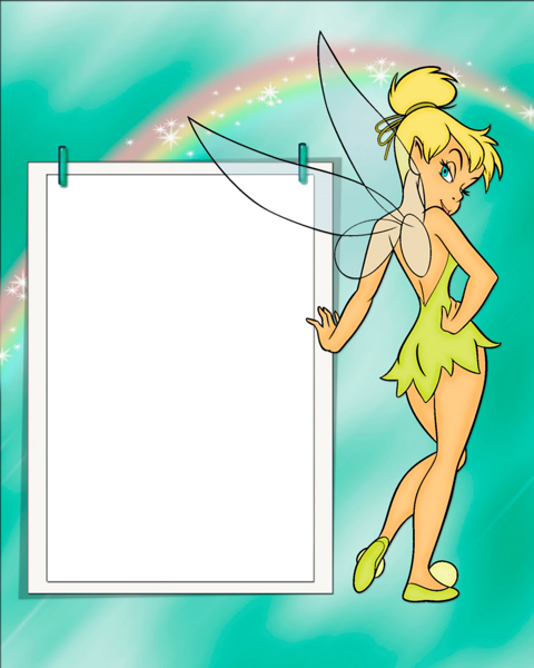 This png image - Tinkerbell Kids Transparent Frame, is available for free download