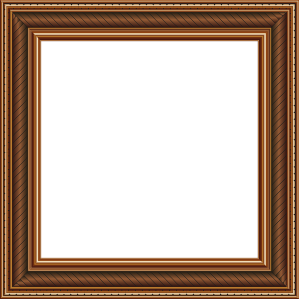 This png image - Transparent Brown PNG Photo Frame, is available for free download