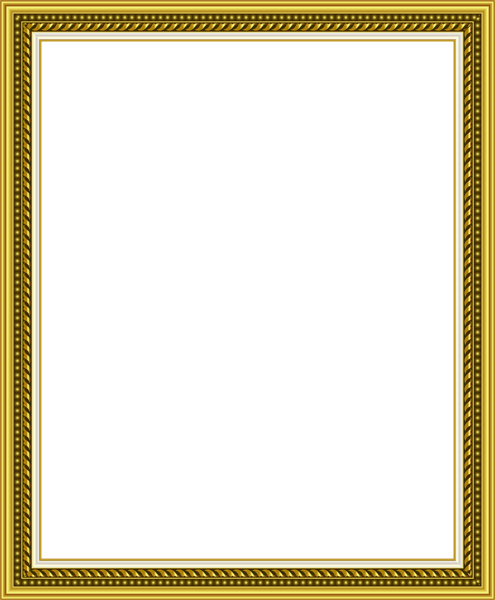 This png image - Transparent Golden PNG Photo Frame, is available for free download