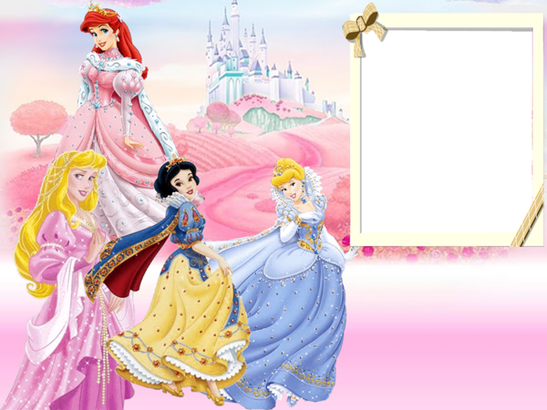 This png image - Walt Disney Princesses Kids Transparent Frame, is available for free download
